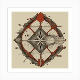 Compass 2 Art Print