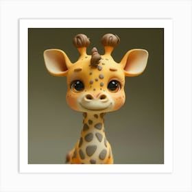 Giraffe 8 Art Print