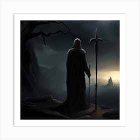 Valley of Shadows Art Print