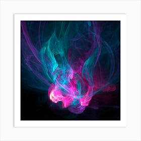 Abstract Smoke Art Print