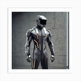 Futuristic Suit 11 Art Print