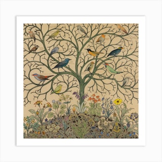 Birds Of Many Climes, CFA Voysey Art Print