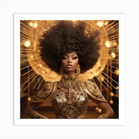 AFRO FUTURISM PRIDE Art Print