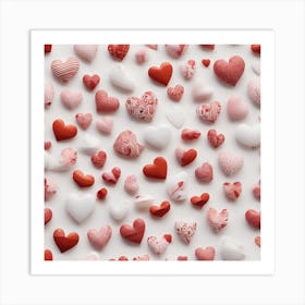 Hearts 1 Art Print