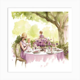 Mothers Day Watercolor Wall Art (10) Art Print