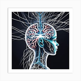 Human Brain 110 Art Print