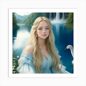 Regal waterside Art Print