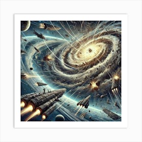 Converted Celestial Displacer Effect Art Print