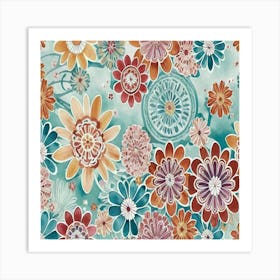 Floral Bouquet 1 Art Print