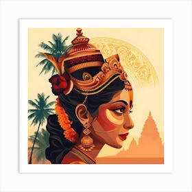 Sri Lankan Woman Art Print