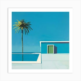 'Blue House' 3 Art Print