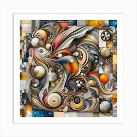 Abstract Painting 48 Art Print