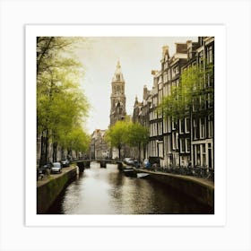 Amsterdam Canal 1 Art Print