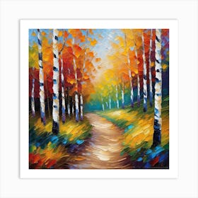 Autumn Path 6 Art Print