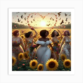 Bridesmaids Art Print