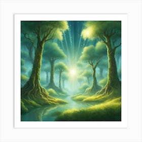 Fairy Forest 37 Art Print