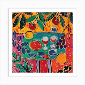 Summer Wine Matisse Style 11 Art Print