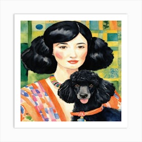 Poodle Dog Art Print