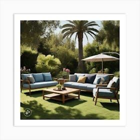 Outdoor Furniture Art Print