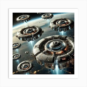 Surveillance Stations Converted Art Print