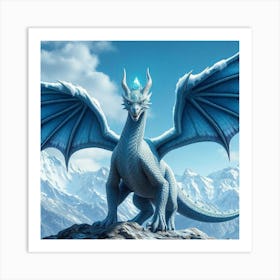 Majesty of the Mountain Guardian Art Print