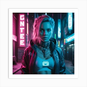 Cyberpunk 6 Art Print