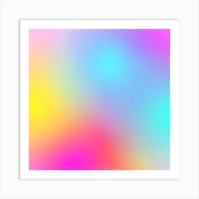 Colorful Abstract Background Art Print