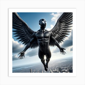 Angel of justice Art Print