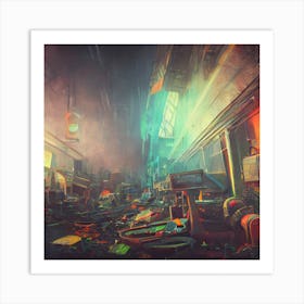 Futuristic City 4 Art Print