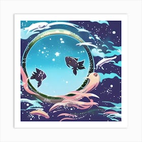 Two Fish Art Print