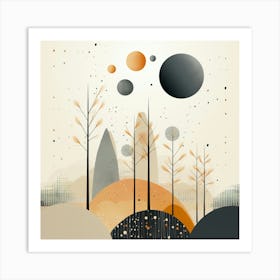 Abstract Landscape 1 Art Print