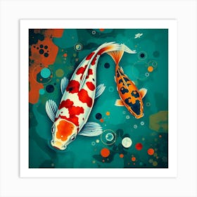 Koi Fish 66 Art Print