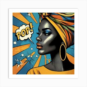 Imani Pop Art Art Print