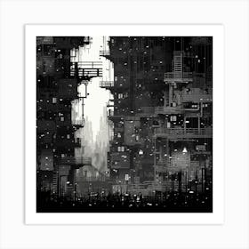 Dark City Art Print