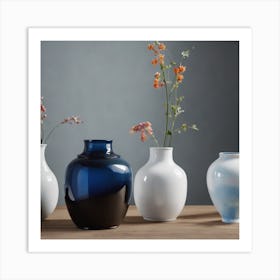 BB Borsa Vases On A Table Art Print