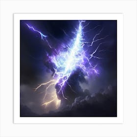 Lightning Bolt Art Print