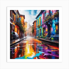 Street Scene 1 Art Print