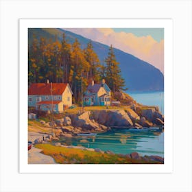 Rocky Shore Art Print