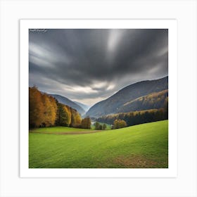 Autumn Landscape 16 Art Print