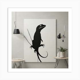 A lizard Art Print