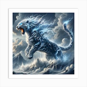 White Tiger 1 Art Print