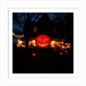 Halloween Pumpkin Art Print