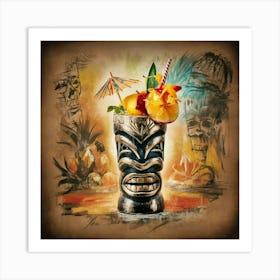 Tiki Drink 2 Art Print