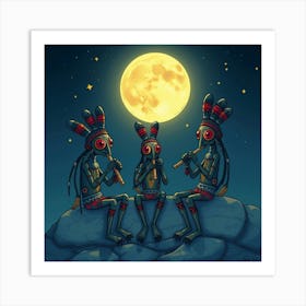 Aztecs 1 Art Print