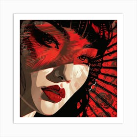 Asian Woman 3 Art Print