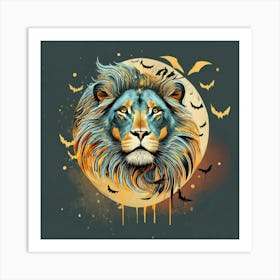 Lion Painting Art Print