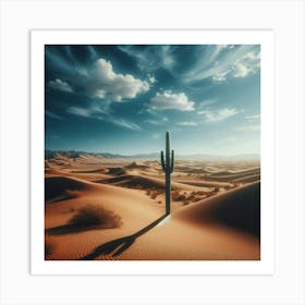 Desert - Desert Stock Videos & Royalty-Free Footage Art Print