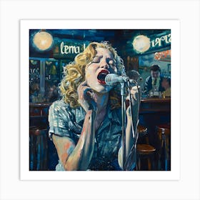 I Met a Girl Who Sang the Blues Art Print