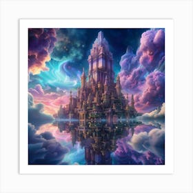 City In The Clouds 1 Art Print