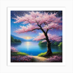 Cherry Blossom Tree 28 Art Print